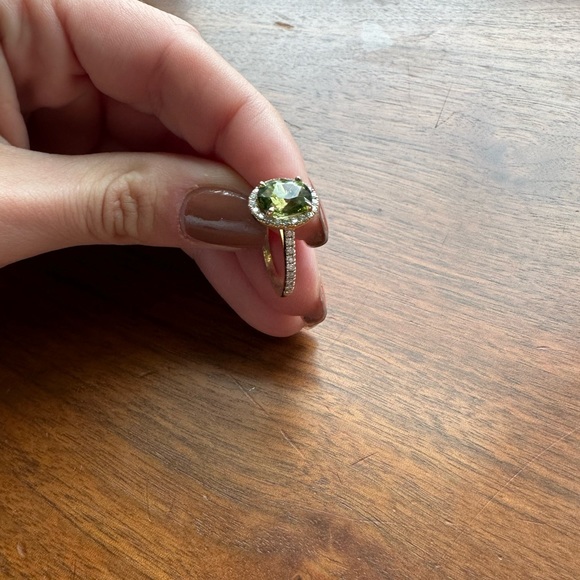 Tourmaline and Diamond Cocktail Ring - Picture 4 of 8